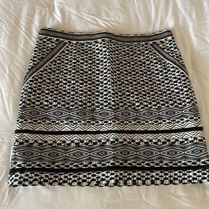 Black and White Skirt